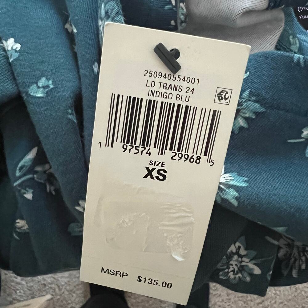 Lauren Ralph Lauren Women's Floral Stretch Cotton Midi Dress Size: XS - Picture 6 of 6